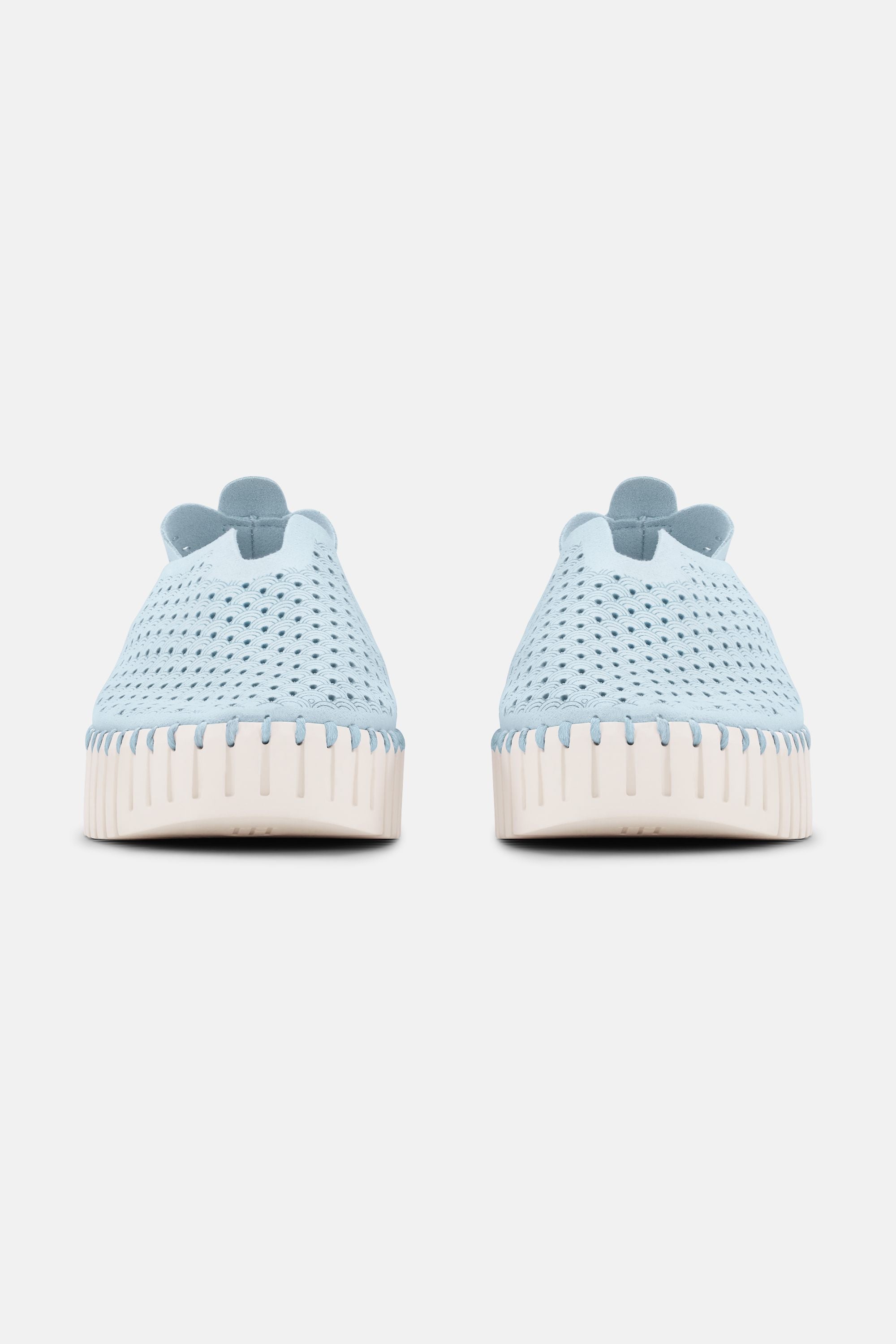 Platform Tulip Slipper - Ash Blue